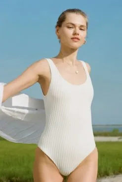 Solid & Striped The Anne-Marie Ribbed